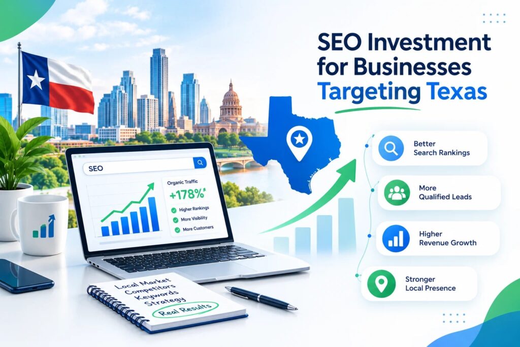 SEO Investment for Businesses Targeting Texas